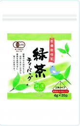 有機緑茶ティーバッグ　4g×20p